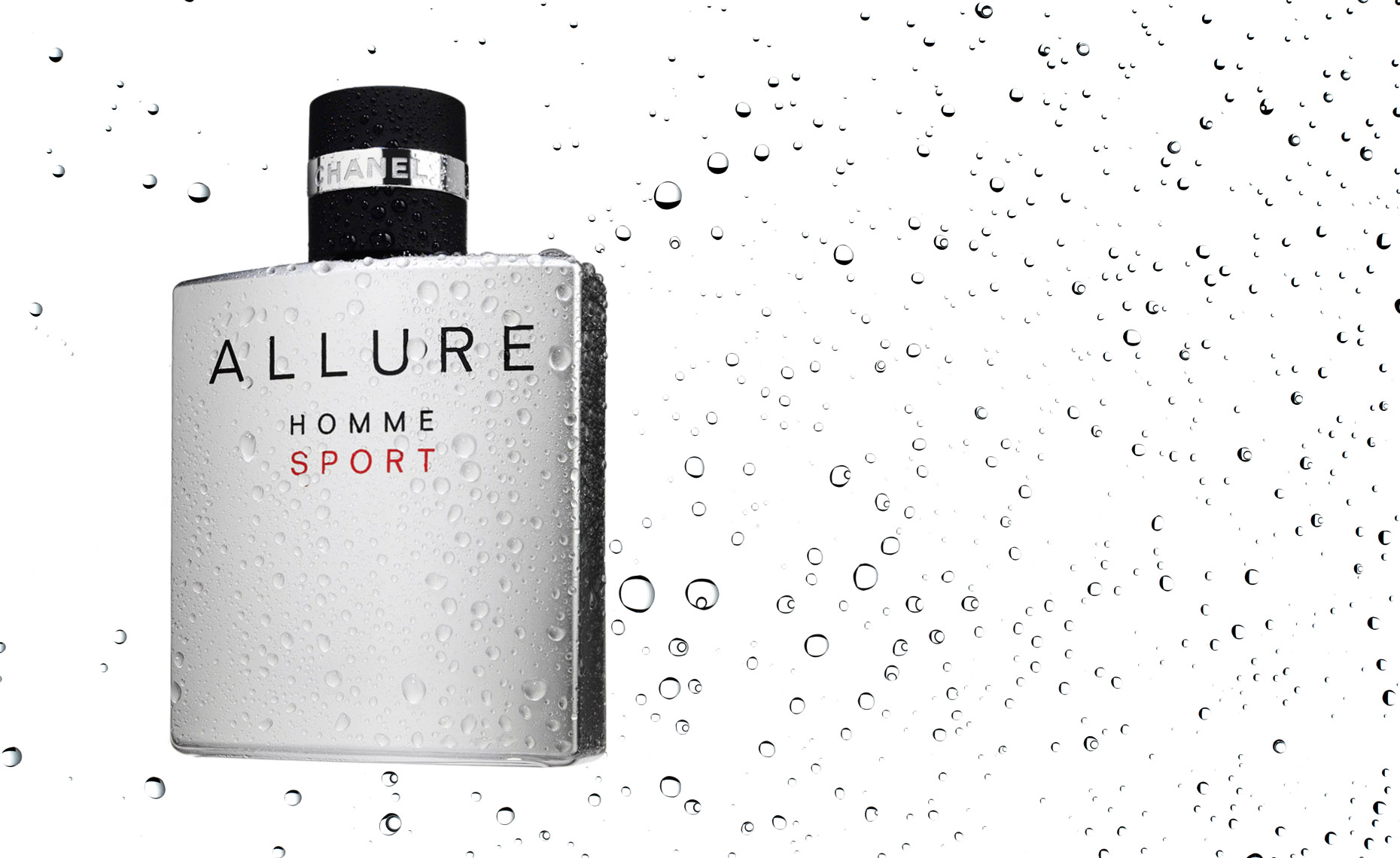 Cosmetics, Allure Fragrance by Chanel with Water Drops - Mike Lorrig