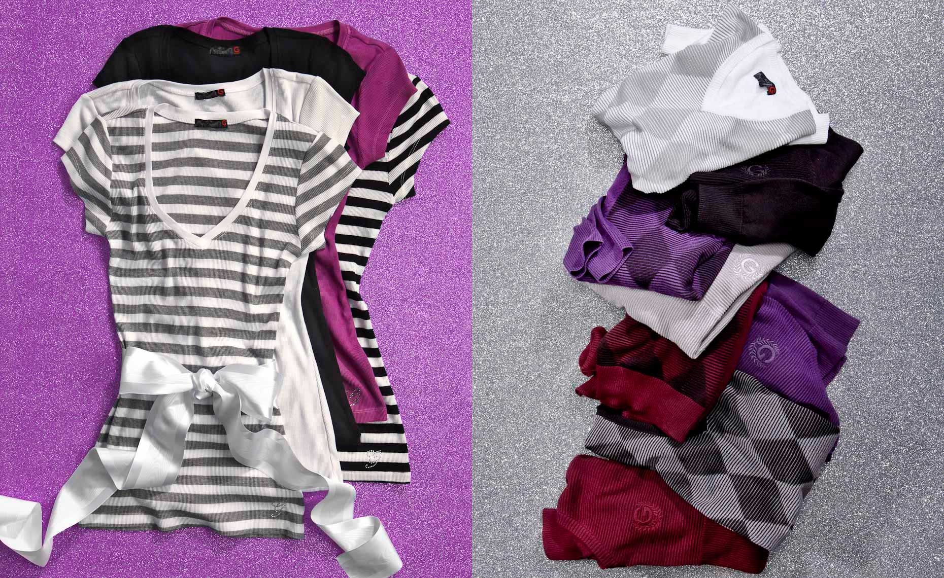 Apparel Still Life | Off-figure Laydown,  Shirts by Guess
