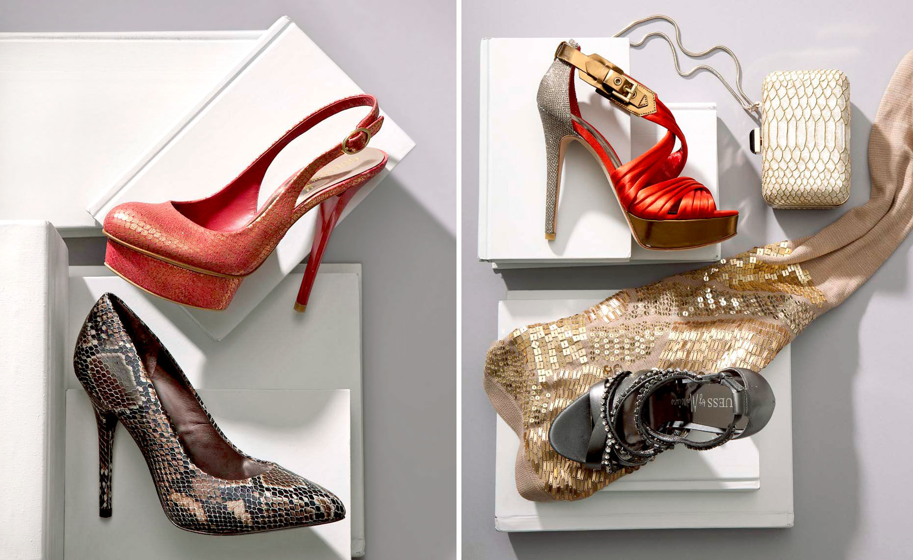 Accessories Still Life, Pumps by Guess