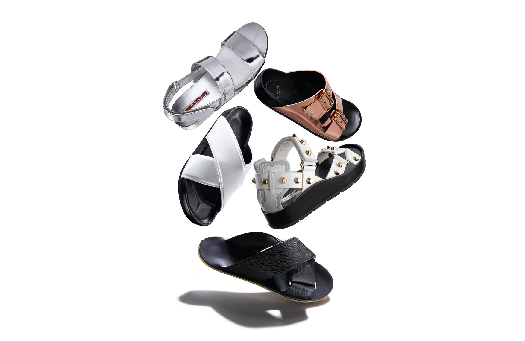 Apparel Still Life, Designer Sandals