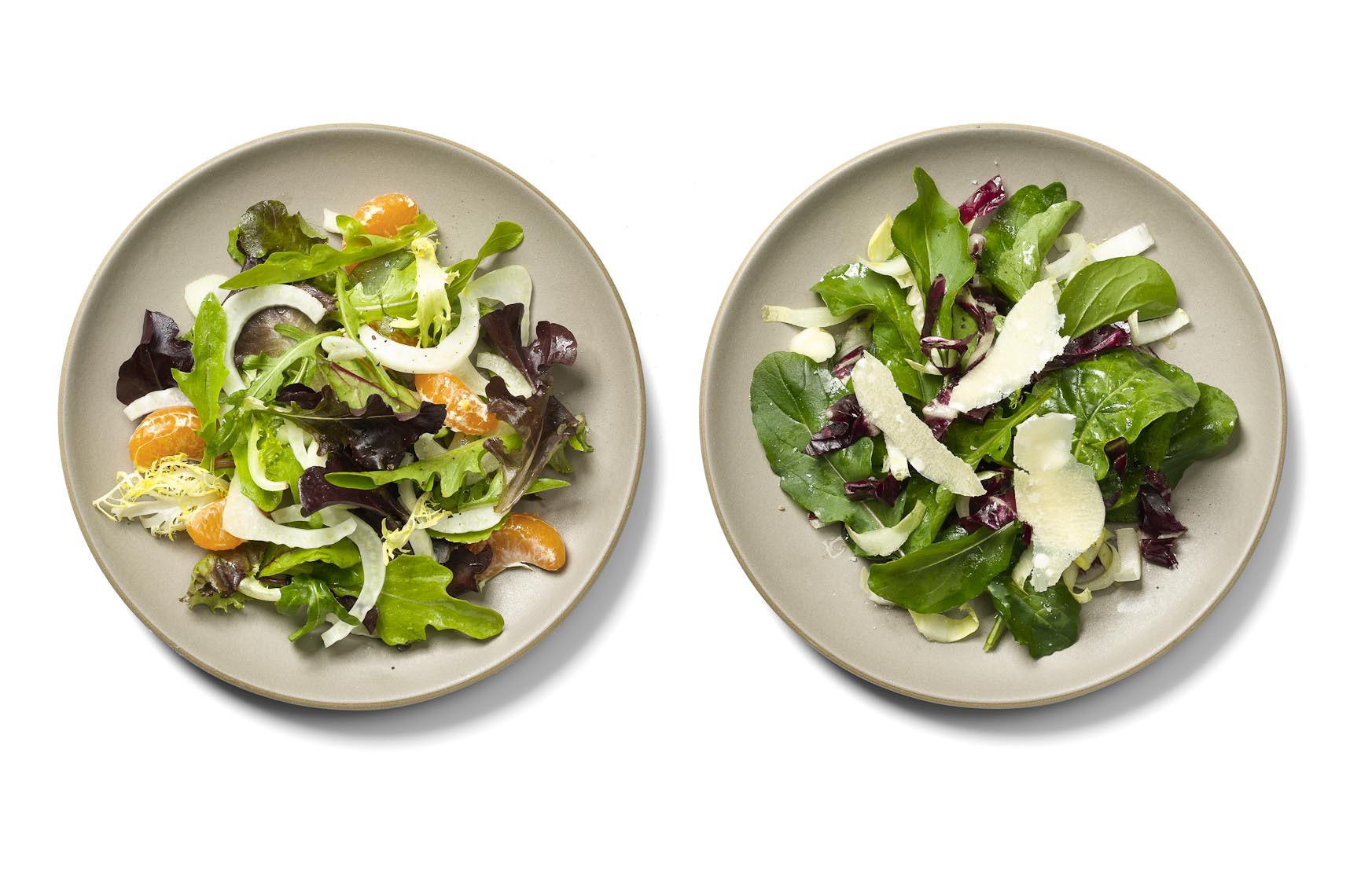 Food Still Life | Mixed Greens on Serving Plate