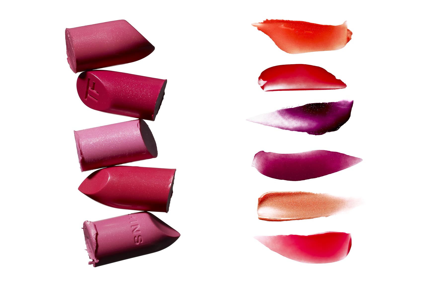 Cosmetics, Lipsticks and Lipgloss Swooshes - Mike Lorrig