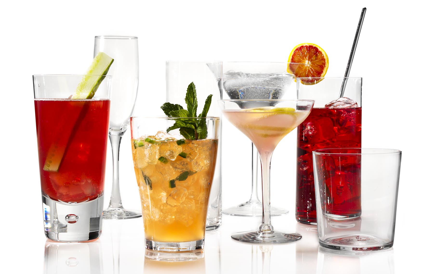 Beverage Still Life, Non-Alcoholic Cocktails