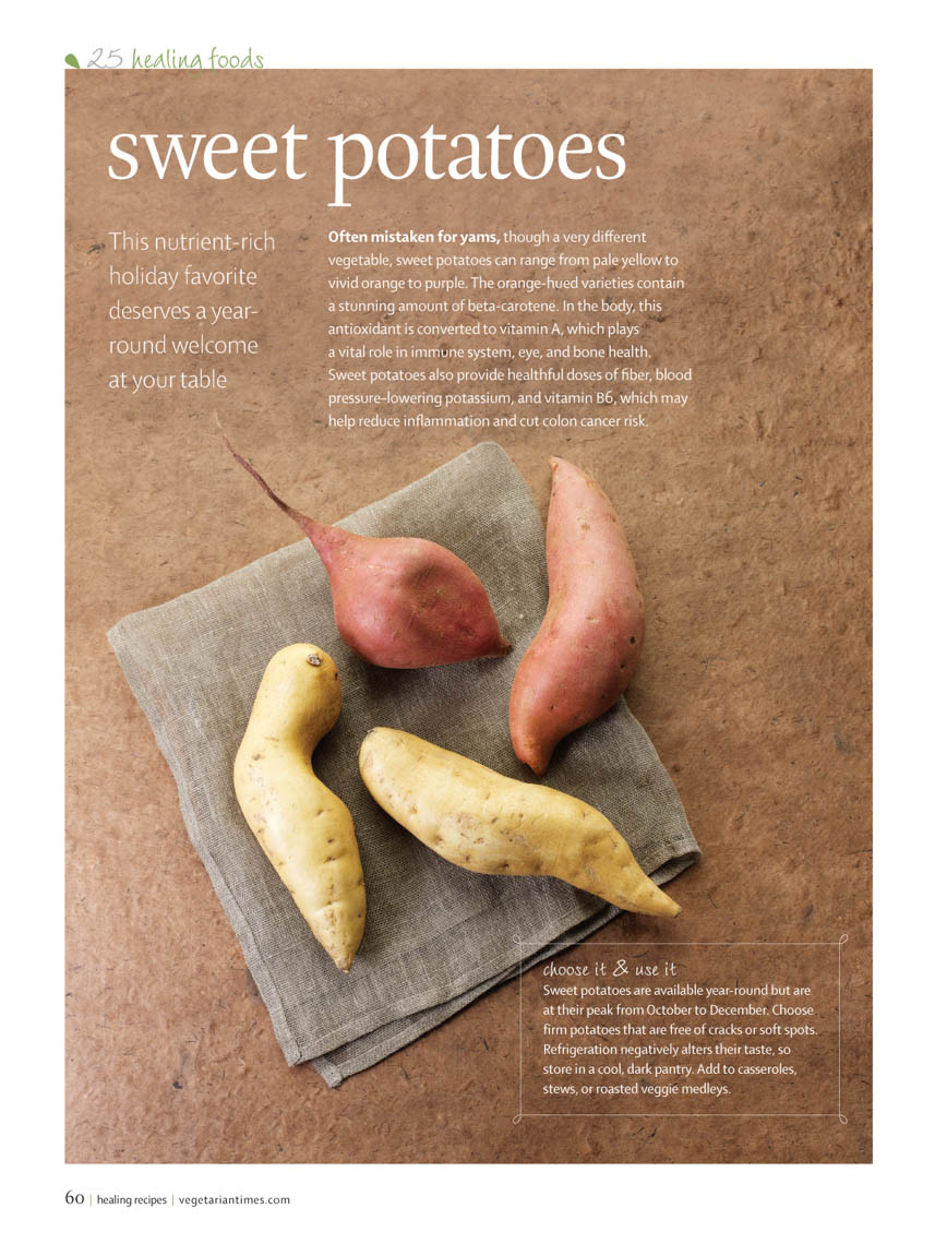Food Still Life, Sweet Potatoes