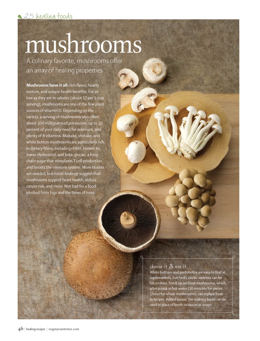 Food Still Life, A Variety Of Mushrooms