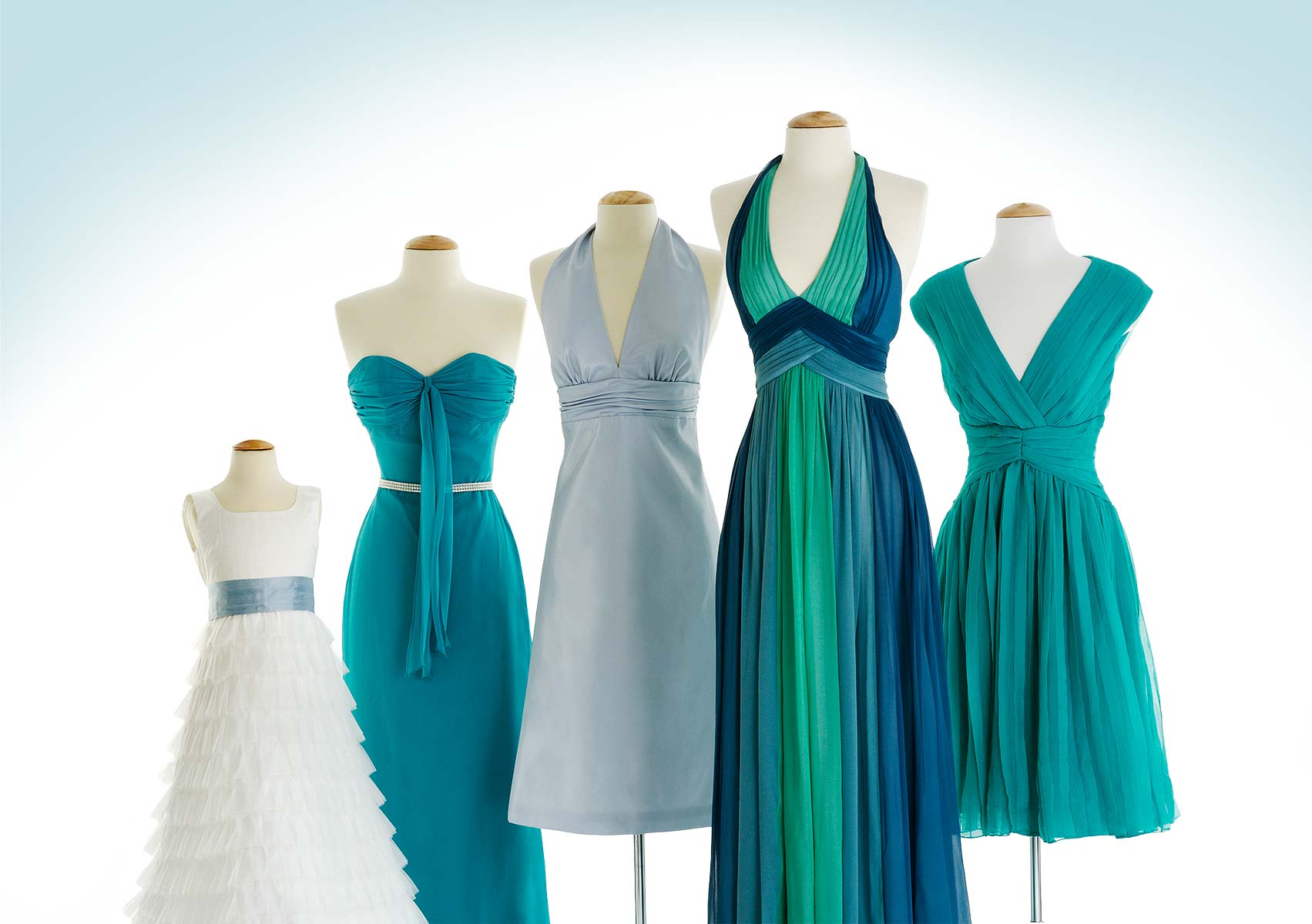 Apparel Still Life, Bridesmaid Dresses